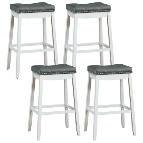5 lbs. . Backless bar stools set of 4